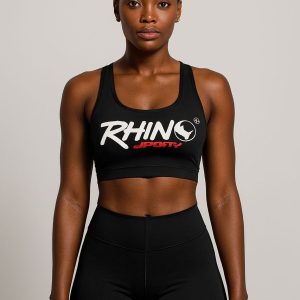 Two Piece Rhino Sports Bra Top & Biker Shorts